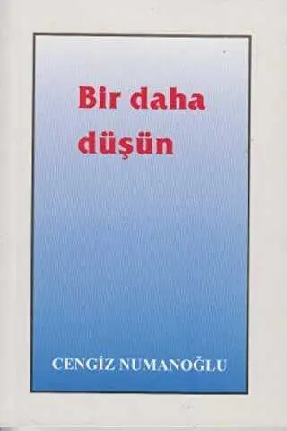 Bir Daha Düşün kapağı