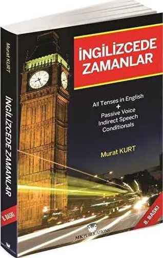 İngilizcede Zamanlar - İngilizce Gramer kapağı