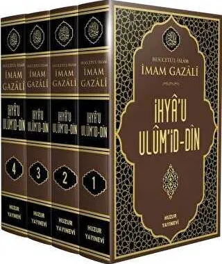 İhya’u Ulüm’id-Din 4 Kitap Takım Kutulu - Büyük Boy kapağı