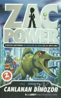 Zac Power - Canlanan Dinozor kapağı