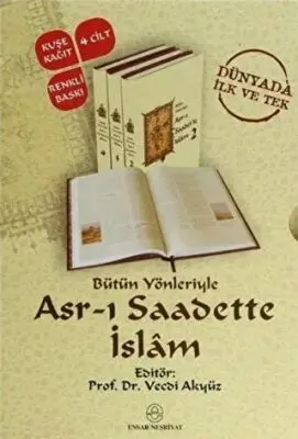 Bütün Yönleriyle Asr-ı Saadette İslam 4 Kitap Takım kapağı