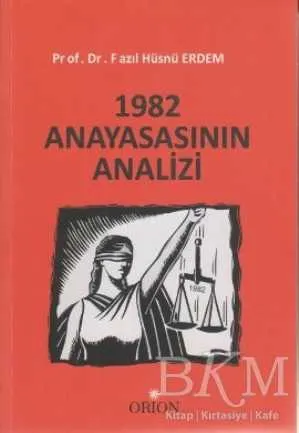1982 Anayasasının Analizi kapağı