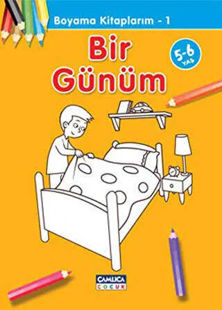 Bir Günüm - Boyama Kitaplarım 1 kapağı