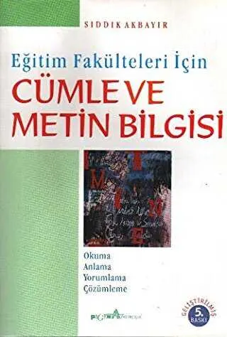Cümle ve Metin Bilgisi kapağı