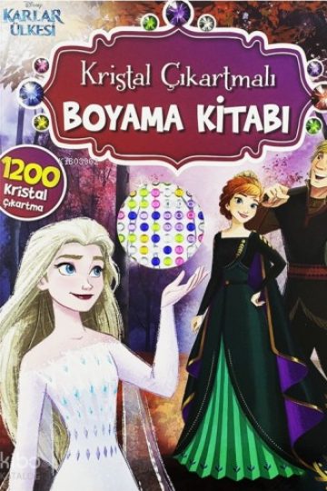 Disney Karlar Ülkesi : Kristal Çıkartmalı Boyama Kitabı kapağı