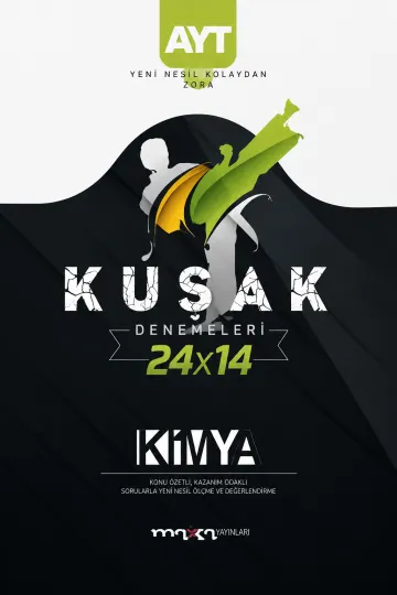 AYT Yeni Nesil Kolaydan Zora 24x14 Kimya Kuşak Deneme kapağı