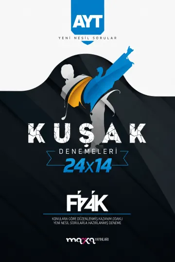 AYT Yeni Nesil Kolaydan Zora 24x14 Fizik Kuşak Deneme kapağı